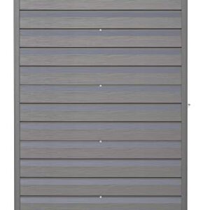 Arrow Shed Select 10' x 4' Outdoor Lockable Steel Storage Shed Building, Charcoal