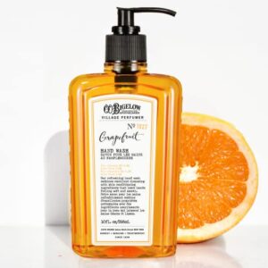 c.o. bigelow hand wash, grapefruit no.1527 - village perfumer moisturizing hand wash for bathroom & kitchen with aloe vera, 10 fl oz