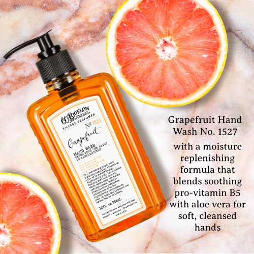 C.O. Bigelow Hand Wash, Grapefruit No.1527 - Village Perfumer Moisturizing Hand Wash for Bathroom & Kitchen with Aloe Vera, 10 fl oz