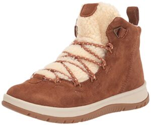 ugg women's lakesider heritage mid ankle boot, chestnut suede, 8.5