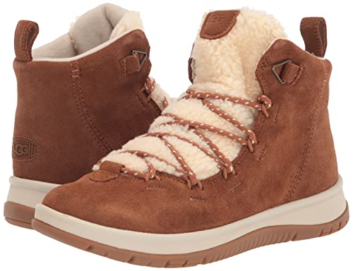 UGG Women's LAKESIDER Heritage MID Ankle Boot, Chestnut Suede, 8.5