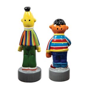 Sesame Street Bert & Ernie Sculpted Salt & Pepper Shaker Set