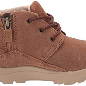 UGG K Canoe III Weather Sneaker, Chestnut Suede, 5 US Unisex Big Kid