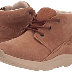 UGG K Canoe III Weather Sneaker, Chestnut Suede, 5 US Unisex Big Kid