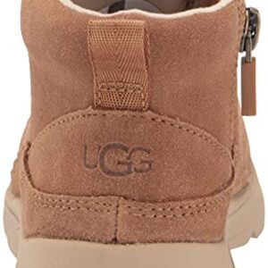 UGG K Canoe III Weather Sneaker, Chestnut Suede, 5 US Unisex Big Kid