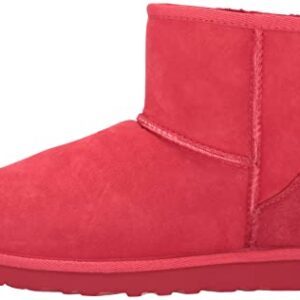 UGG Men's Classic Mini Boot, Samba Red, Size 10