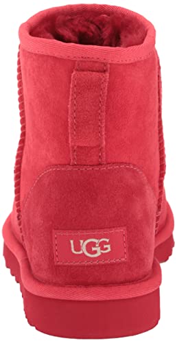 UGG Men's Classic Mini Boot, Samba Red, Size 10