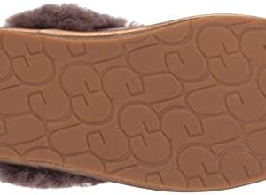 UGG Women's Scuffette II Metallic Sparkle Slipper, Bronze, 6