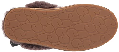 UGG Women's Scuffette II Metallic Sparkle Slipper, Bronze, 6