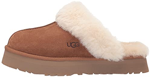 UGG Women's DISQUETTE Slipper, Chestnut, 10