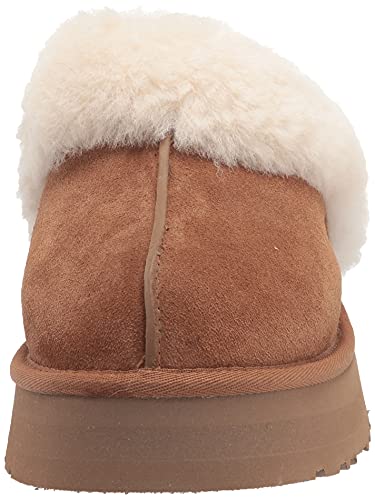 UGG Women's DISQUETTE Slipper, Chestnut, 10