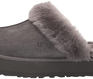 UGG Women's Disquette Slipper, Charcoal, 8