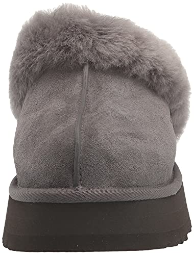 UGG Women's Disquette Slipper, Charcoal, 8