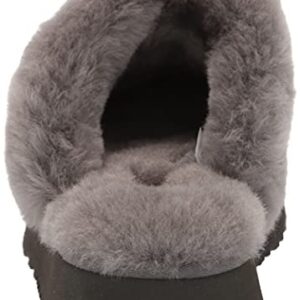 UGG Women's Disquette Slipper, Charcoal, 8