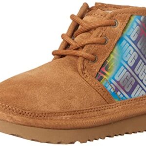 UGG Kids Neumel Chromatic Chukka Boot, Chestnut, 8 US Unisex Toddler