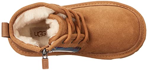 UGG Kids Neumel Chromatic Chukka Boot, Chestnut, 8 US Unisex Toddler