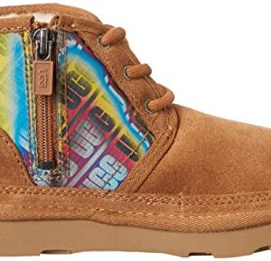 UGG Kids Neumel Chromatic Chukka Boot, Chestnut, 8 US Unisex Toddler