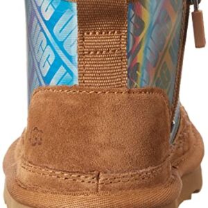 UGG Kids Neumel Chromatic Chukka Boot, Chestnut, 8 US Unisex Toddler