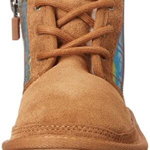 UGG Kids Neumel Chromatic Chukka Boot, Chestnut, 8 US Unisex Toddler