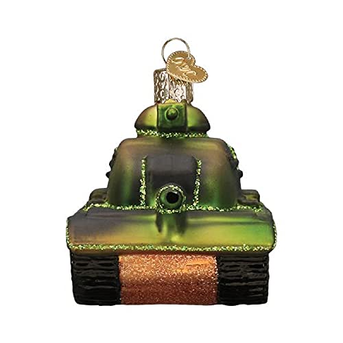 Old World Christmas Ornaments Military Tank Glass Blown Ornaments for Christmas Tree