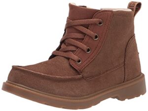 ugg k chelham weather fashion boot, walnut suede, 4 us unisex big kid