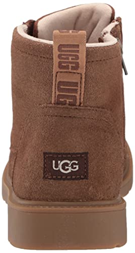 UGG K CHELHAM Weather Fashion Boot, Walnut Suede, 4 US Unisex Big Kid