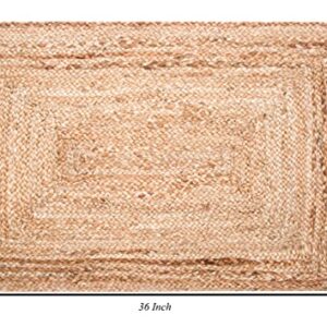 Jute Rug,Rag Rug,Rug, Rugs 2x3 ft,Jute Rug 2x3,Jute Entryway Rug,2x3 Rug,Area Rug, Area Rug 2x3,Braided Area Rug,Entry Rug,Natural Rug, Jute Braided Rugs 2x3 ft (24x36 inch) Natural