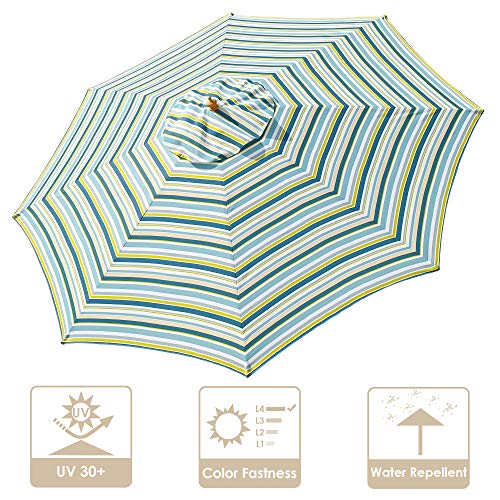 Yescom 13 Ft Patio Umbrella Replacement Canopy Market Table Top Sunshade Cover Yard