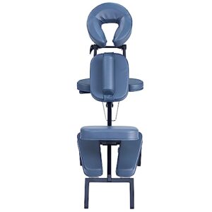 Master Massage Professional Portable Chair Package,Aluminum, Blue, 1 Count