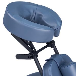 Master Massage Professional Portable Chair Package,Aluminum, Blue, 1 Count