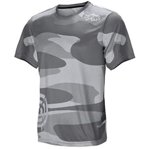 mens mountain bike jersey short sleeve mtb shirts moisture-wicking and skin-friendly