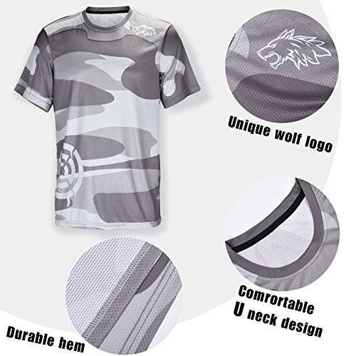 Mens Mountain Bike Jersey Short Sleeve MTB Shirts Moisture-Wicking and Skin-Friendly