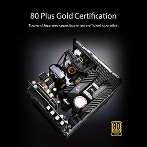 ASUS ROG STRIX 1000W Gold PSU, Power Supply (ROG heatsinks, Axial-tech fan design, dual ball fan bearings, 0dB technology, 80 PLUS Gold Certification, fully modular cables, 10-year warranty)