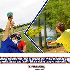 The Grab Football - Make Incredible One Handed Catches, Game of Catch and Throw Football Toy, Includes 2 Gloves