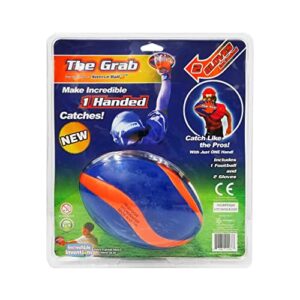 The Grab Football - Make Incredible One Handed Catches, Game of Catch and Throw Football Toy, Includes 2 Gloves