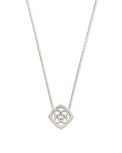 kendra scott dira pendant necklace in sterling silver, fine jewelry for women
