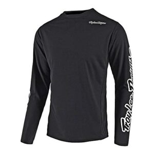 Troy Lee Designs Cycling MTB Bicycle Mountain Bike Jersey Shirt for Men, Sprint Jersey (Black, S)