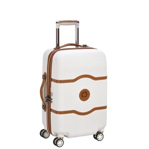 DELSEY Paris Chatelet Air Hardside Luggage, Spinner Wheels, Champagne White, Checked-Medium 24 Inch