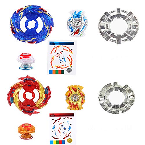 BaiYunPOY 4 Pcs Burst God Bey Battle Battling Top Gyro, Burst Starter Gaming Top Spinning Toy, Birthday Party School Gift Idea