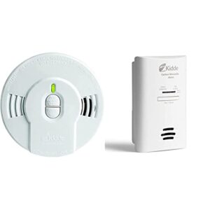 kidde ac carbon monoxide detector alarm | plug-in with battery backup | model kn-cop-dp2 & sealed lithium battery power smoke detector alarm | model i9010