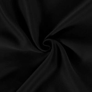 LEMOMO Black Blackout Curtains/42 x 54 Inch/Set of 2 Panels Room Darkening Curtains for Bedroom