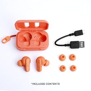 Skullcandy Dime In-Ear Wireless Earbuds, 12 Hr Battery, Microphone, Works with iPhone Android and Bluetooth Devices - Orange