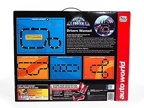 Auto World Semi-Frozen Extreme Conditions 14' Slot Race Set