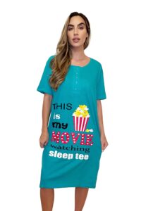 just love short sleeve nightgown sleep dress for women sleepwear 4361-484-3x