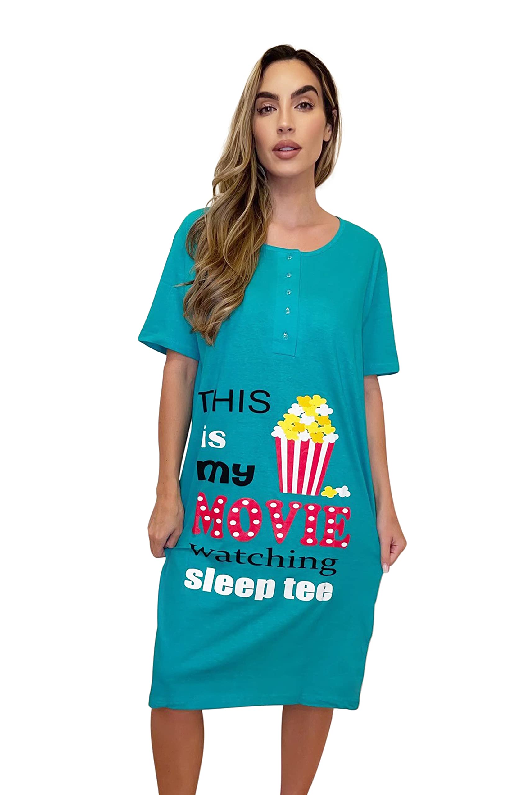 Just Love Short Sleeve Nightgown Sleep Dress for Women Sleepwear 4361-484-3X