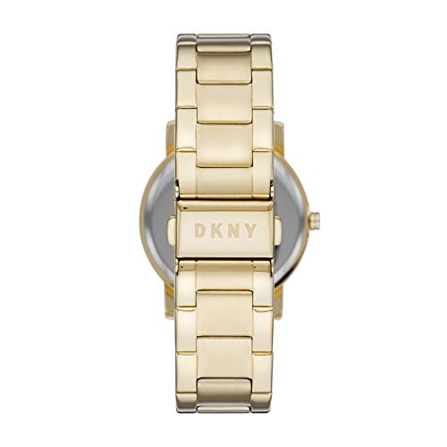 DKNY Women's Soho Quartz Stainless Steel Dress Watch, Color: Gold (Model: NY2959)