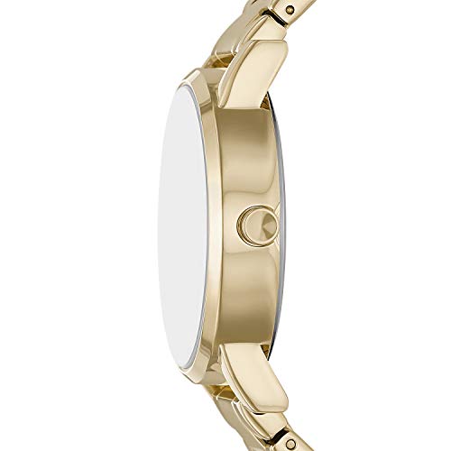 DKNY Women's Soho Quartz Stainless Steel Dress Watch, Color: Gold (Model: NY2959)