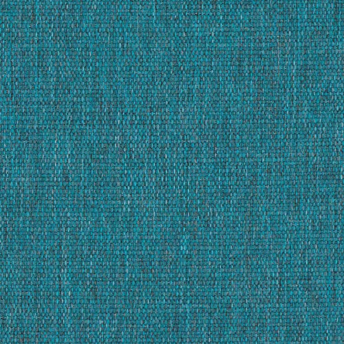 Honeycomb Indoor/Outdoor Textured Solid Teal Universal Seat Cushion: Recycled Fiberfill, Weather Resistant, Comfortable and Stylish Pack of 2 Patio Cushions: 18" W x 17.5" D x 2.5" T