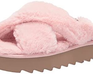 Koolaburra by UGG Women's Fuzz-IT Sandal, Pale Blush, 10