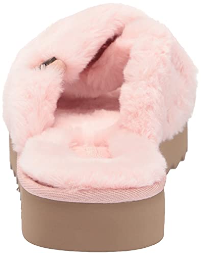 Koolaburra by UGG Women's Fuzz-IT Sandal, Pale Blush, 10